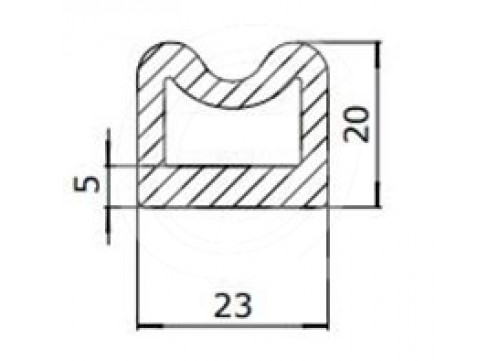 Inflatable silicone profile